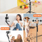 71” Auto Face Tracking Tripod for iPhone with Light,360° Rotating Phone Stand with Rechargeable Remote Control for TikTok Vlog Video Recording, Phone Tripod for Android Camera/GoPro/Ring Light
