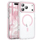 BENTOBEN Magnetic for iPhone 17 Pro 6.3" Case, Compatible with Magsafe Military Shockproof Protective Cute Transparent Slim Anti-Yellowing Phone Case for iPhone 17 Pro Cover, Clear Pink