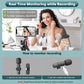 MAYBESTA Wireless Mini Microphone for iPhone, Android Phone - Bluetooth Lavalier Lapel Mic for Audio Video Recording - Clip on Content Creator Microphones for YouTube Tiktok Podcast Vlogging