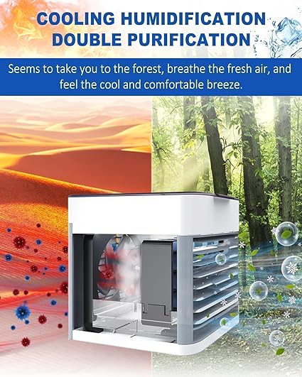 Mini-cooler-for room-cooling-mini-cooler-ac-portable-air-conditioners-for Home-Office-Artic-Cooler-3-In-1-Conditioner-Humidifier-Purifier-Mini-Cooler-Air-Cooler