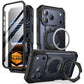 SUPCASE for iPhone 17 Pro Case with Tempered Glass Screen Protector (UBGrip Pro), [Camera Control Cover] [Compatible with MagSafe] [Built-in Kickstand] Full-Body Heavy Duty Magnetic Phone Case, Black