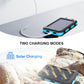 Solar Charger, 38800mAh Solar Power Bank, Waterproof External Backup Battery Power Pack with USB C Input/Output/LED Flashlights Compatible with iPhone, Samsung, iPad, Suitable for Outdoor, Camping