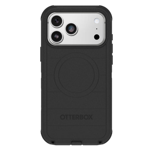 OtterBox iPhone 17 Pro Max Defender Pro Series Case - Black - Tough, Rugged & Durable iPhone Case, Snaps on MagSafe | Tough, Rugged & Durable iPhone Case, Snaps on MagSafe, Multi-Layer, Impact Absorbing iPhone Case