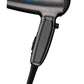 Conair Travel Hair Dryer with Dual Voltage, 1875W Compact Blow Dryer with Folding Handle, Gray