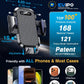 [2026 True Military-Grade] Car Phone Holder VANMASS [Upgraded Strongest Suction & Clip] Cell Phone Mount for Dashboard Windshield Vent Wall,Truck Cradle Stand for iPhone 17 Pro Max 16 15 14 13 Android