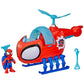 SPIDEY AND HIS AMAZING FRIENDS Marvel Team Spidey Copter, 3-Inch (7.6 CM) Action Figure & Toy Vehicle with Projectile, Super Hero Toys, Ages 3+