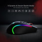 Redragon M612 Predator RGB Gaming Mouse, 8000 DPI Wired Optical Mouse with 11 Programmable Buttons & 5 Backlit Modes, Software Supports DIY Keybinds Rapid Fire Button