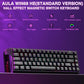 AULA WIN68 HE Mechanical Gaming Keyboard 60%, Hall Effect Magnetic Switch, Fast Trigger Mode Adjustable Actuation, 8000Hz Polling Rate, RGB Backlit, Wired Black Keyboard for Laptop/PC Gamer