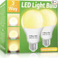 3 Way LED Light Bulbs 2 Pack, 3 Way Light Bulbs 30 70 100 Soft White 3000K,E26 Medium Base A19 Three Way Light Bulb, Indoor 3way Bulb for Reading