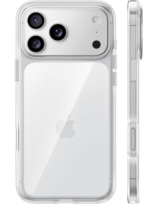 TORRAS Crystal Clear for iPhone 17 Pro Case, Ultra-Thin, Upgraded Non-Yellowing, Military-Grade Protection, Slim Fit Silicone TPU Cover for iPhone 17 Pro Phone Case, Soft, Clear, 2025