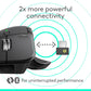 Logitech MX Master 4, Ergonomic Wireless Mouse with Advanced Performance Haptic Feedback, Ultra-Fast Scrolling, USB-C Charging, Bluetooth, Windows, MacOS - Graphite
