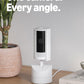 Ring Pan-Tilt Indoor Cam (newest model), See all around your home or business with 360° pan coverage, HD video, plus Two-Way Talk, White