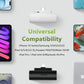 Miady 2-Pack 5000mAh Mini Portable Charger with Built-in Type C Connector, 5V 2.4A USB-C Output Fast Charging Small Power Bank, Compact Battery Pack Compatible with iPhone 17/16/15 Galaxy S24/S22 iPad