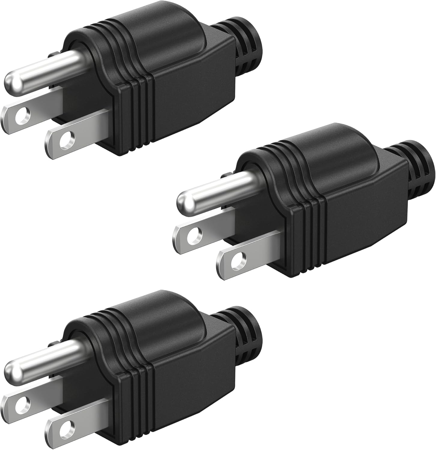 NEMA 5-15P Electrical Replacement Plugs End, Extension Cord Ends 125V ...