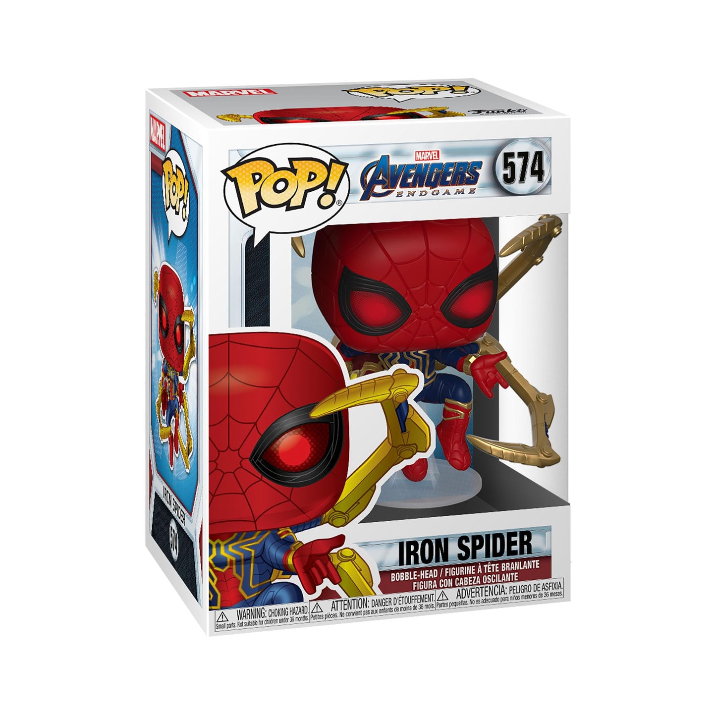 Funko POP! Marvel: Avengers Endgame - Iron Spider with NanoGauntlet | Official Superheroes Merch - Collectable Vinyl Figurine for Shelf Display - Birthday Gift Idea for Fans and Collectors