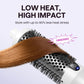 Wavytalk Blowout Boost Thermal Brush, 1.5 inch Heated Round Brush for Blowout Look, Negative Ion Technology, Ceramic Tourmaline, 5 Temperature Settings, Dual Voltage, White