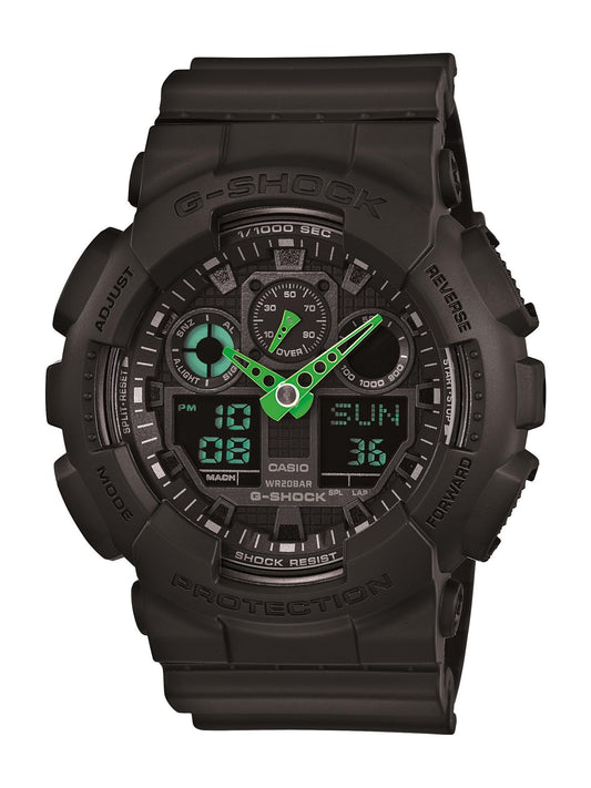 Casio Men's GA-100 XL Series G-Shock Quartz 200M WR Shock Resistant Watch