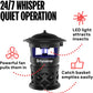 Dynatrap DT1130SR 1/2 Acre Mosquito & Flying Insect Outdoor Trap and Killer – Kills Mosquitoes, Flies, Wasps, Gnats, & Other Flying Insects - Bug Zapper Alternative – Black