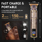 Ufree Professional Beard Trimmer for Men, Zero Gapped T-Blade Hair Clipper & Mustache Trimmer Kit with LCD Display, Precision Edgers for Haircut & Grooming, Barber-Grade Electric Shaver, Gifts for Men