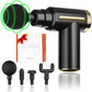 cotsoco Massage Gun Deep Tissue for Pain Relief with 4 Massage Heads & 6 Speeds, Electric Mini Handheld Body Massager for Any Pain Relief, Best Gifts for Dad and Mom