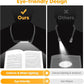 Neck Reading Light Book Lovers Gifts, Rechargeable 2000mAh 10-80Hrs Eye-friendly Wide Lamp Book Light, Birthday Valentines Day Gifts for Him Men Women Readers, Camping Knitting Crochet Accessories