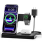 Wireless Charging Station Multiple Devices: 3-in-1 Phone Fast Multi Charger Stand for Apple Products iPhone 14 13 12 11 Pro Max XS XR X 8 Plus Watch 8 7 6 5 4 3 2 SE and AirPods 3 2 Pro