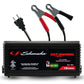 Schumacher Electric 1.5A Car Battery Charger and Maintainer, 3-in-1 Solution, for 6V/12V Power Sport, Automotive, and Marine Batteries, SC1355
