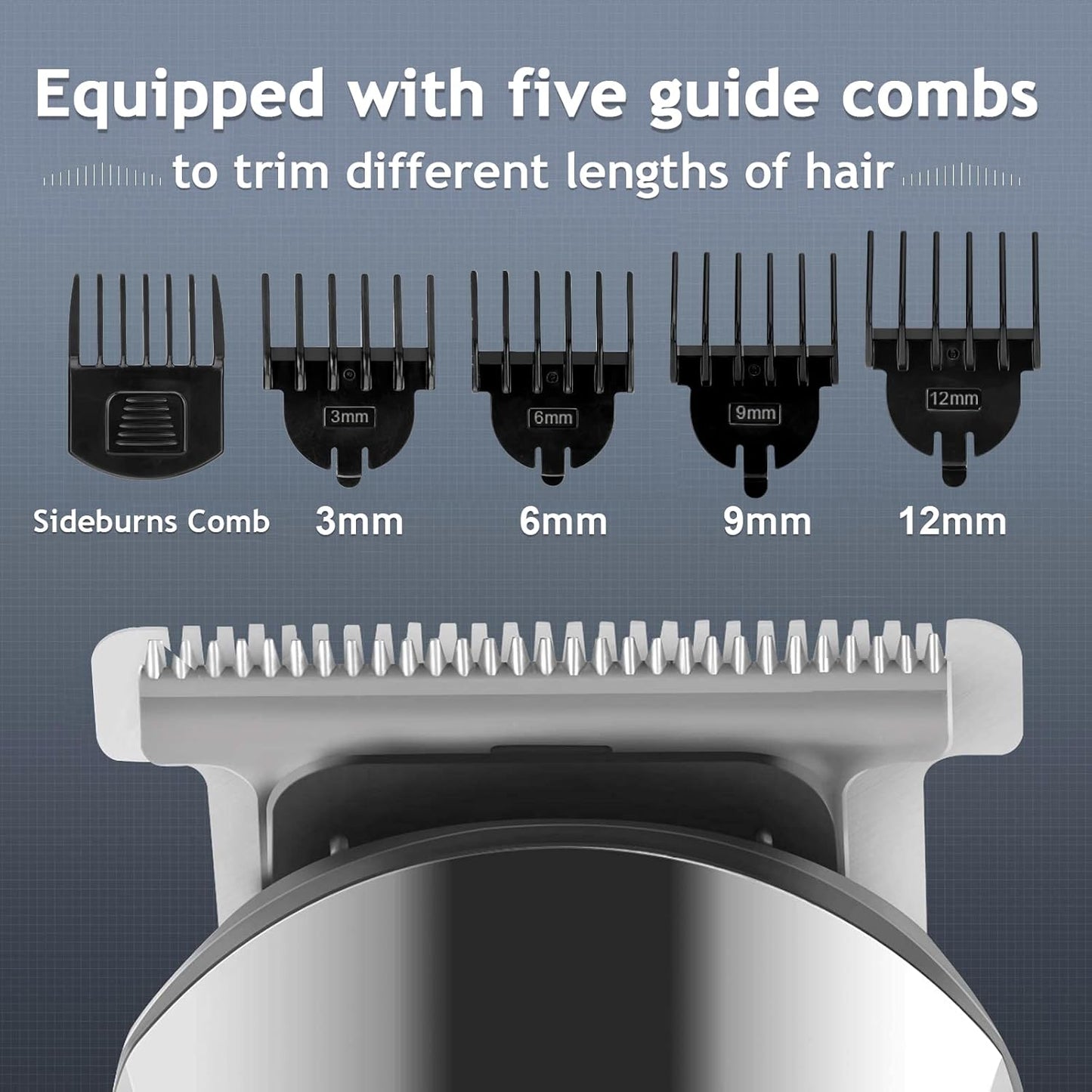 Ufree Beard Trimmer for Men, Waterproof Electric Razor for Nose, Body, Face & Mustache, Cordless Hair Clippers Shavers Grooming Kit, Valentines Day Gifts for Men Husband Father