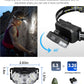 2000 Lumen 9 LED Headlamp 2 Pack, Ultra Bright Head Lamp with 6 Modes, IPX5 Waterproof Head Light, Lightweight Head Flashlight for Running Night-Walking Camping, 6 AAA Batteries Included