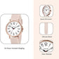Hourstar Women's Analog Nurse Watch with Second Hand for Nursing, 12/24 Time, Silicone Band, Easy Read