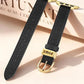 JR.DM Slim Leather Band Compatible with Apple Watch Bands Women 38mm 40mm 41mm 42mm(S11/10) 44mm 45mm 46mm 49mm Genuine Leather Strap with Metal Loop for iWatch Series 11/10/9/8/7/6/5/4/3/2/1 SE