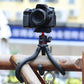 ULANZI Camera Tripod, Mini Flexible Stand w Hidden Phone Holder w Cold Shoe Mount, 1/4'' Screw f Magic Arm, Universal f iPhone 17 16 15 14 Pro Max XS Max X Samsung Canon Nikon Sony DJ Pocket 3 Cameras