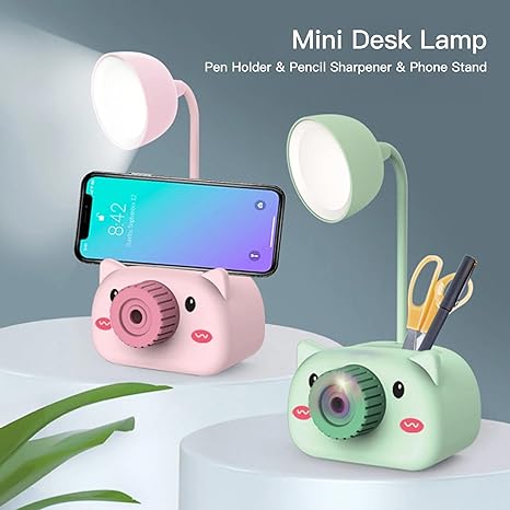 Kids Cartoon Pig LED Table Lamps