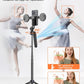 71” Auto Face Tracking Tripod for iPhone with Light,360° Rotating Phone Stand with Rechargeable Remote Control for TikTok Vlog Video Recording, Phone Tripod for Android Camera/GoPro/Ring Light