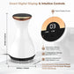 Lymphatic Drainage Massager, Anti Cellulite Massage Tool White 4-in-1 Heat Light Vibration, Suitable for Legs Arms, Abdomen, Helps Eliminate Cellulite Stretch Marks, Leaving Skin Smooth