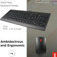 Lenovo 510 Wireless Keyboard & Mouse Combo, 2.4 GHz Nano USB Receiver, Full Size, Island Key Design, Left or Right Hand, 1200 DPI Optical Mouse, GX30N81775, Black