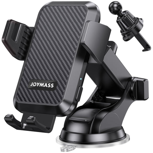 JOYMASS Wireless Car Charger, Phone Holders for Your Car, 15W Auto Clamping Phone Mount Car Accessories for iPhone 16 15 14 13 12 Mini Pro Max 11 XR XS, Samsung Galaxy S24 Ultra S23 S22+ Note 20, etc
