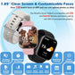 MorePro Health Fitness Tracker with 24/7 Heart Rate/Blood Pressure Monitor, Blood Oxy-gen/Sleep Tracking, 120+ Sports Activity Tracker, Smart Watch (Make/Answer Call) with Step Counter for Women Men