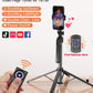 71” Auto Face Tracking Tripod for iPhone with Light,360° Rotating Phone Stand with Rechargeable Remote Control for TikTok Vlog Video Recording, Phone Tripod for Android Camera/GoPro/Ring Light