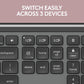 Logitech MK955 Signature Slim Wireless Keyboard and Mouse Combo, for Larger Hands, Quiet Typing and Clicking, Switch Across Three Devices, Bluetooth, Multi-OS, for Windows and Mac