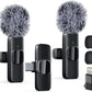 Professional Wireless Lavalier Lapel Microphone for iPhone, iPad, mini Video Recording Mic forInterview Video Podcast Vlog YouTube&Livestream, Noise Reduction, Plug &Play