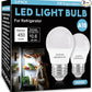 LED Refrigerator Light Bulb 2 Pack，Daylight White 5000K 120V 40W Equivalent Appliance Bulb，A15 5W E26 Base Waterproof Fridge Light Bulbs for Freezer Home Lighting,Small Light Bulb,Dimmable