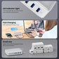 USB C Charger 200W USB C Charger Block,Upgraded GaN III 8-Port Fast Charging Station Hub,PD 65W Laptop Charging Adapter Compatible with MacBook Pro/Air,DELL,Steam Deck,iPhone 16/15/14,Galaxy S23/22