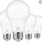 A19 LED Light Bulbs, 60 Watt Equivalent LED Bulb, Daylight White 5000K, 850 Lumen, E26 Base, Non-Dimmable, 9W Bright White LED Bulb, 4-Pack