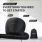 Hooded Hair Dryer Attachment w/A Headband Integrated That Reduces Heat Around Ears & Neck - Hair Dryer Hooded Diffuser Cap for Curly, Speeds Up Drying Time, Deep Conditioning At Home - Portable, Large