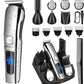 Ufree Beard Trimmer for Men, Waterproof Electric Razor for Nose, Body, Face & Mustache, Cordless Hair Clippers Shavers Grooming Kit, Valentines Day Gifts for Men Husband Father