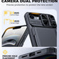 for iPhone 17e Case/iPhone 16e Case Wallet, Built-in Card Holder (4-5 Cards), RFID Blocking,Camera Control Button, Slide Camera Cover, Shockproof Rugged Phone Case for iPhone 17e/16e, Black