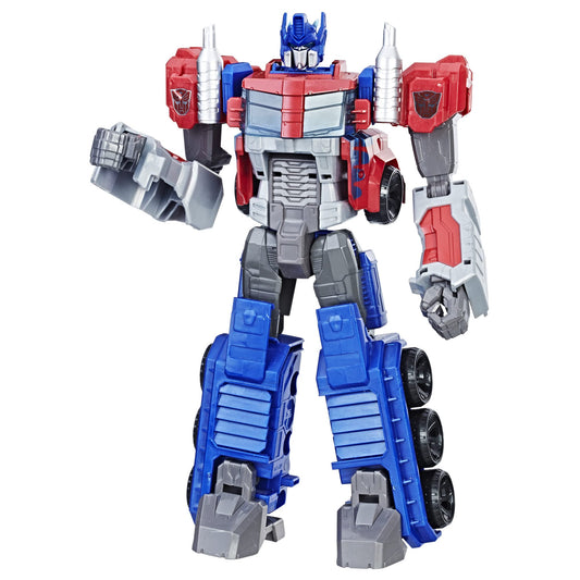 Transformers Toys Heroic Optimus  Action Figure - Timeless Large-Scale Figure, Changes into Toy Truck - Toys for Kids 6 and Up, 11-inch ( Exclusive)