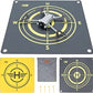 CQT Drone Landing Pad Universal Waterproof Weighted Portable Fast-Foldable Helipad Launch for DJI Avata 360 Mavic 3 4 Pro/Mini 2 SE/Air 2 2S/Mini 3 4 5 Pro/Mavic 2/Holy Stone/FPV/Avata 2/RC Quadcopters Accessories (55CM Yellow+Dark Gray)
