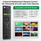 Universal TV Remote Control Compatible with Samsung, LG, Sony, Vizio & More Smart TVs